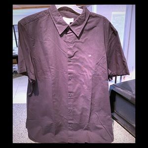 Black Calvin Klein Button Shirt